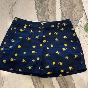 J Crew Navy shorts size 0